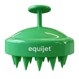 Brosse massante Equijet verte